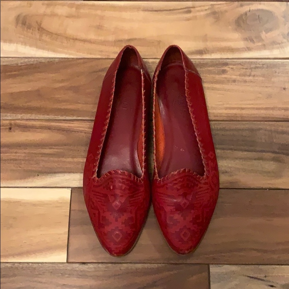 MIA Red Leather Loafer - barely worn